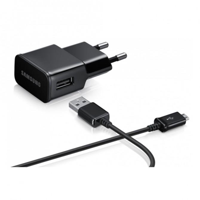 Сетевое зарядное устройство для Samsung N7100 2A Чёрный (ETA-U90EBEGSTD)-1