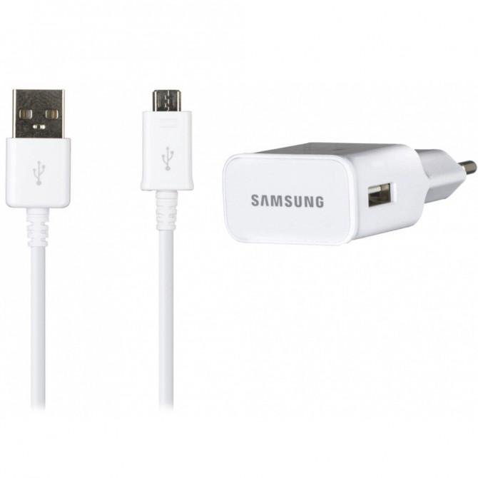 Мережевий зарядний пристрій для Samsung N7100 2A Білий (ETA-U90EWEGSTD)