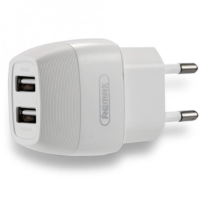 Сетевое зарядное устройство Remax 2USB 2.1A White (RP-U29)