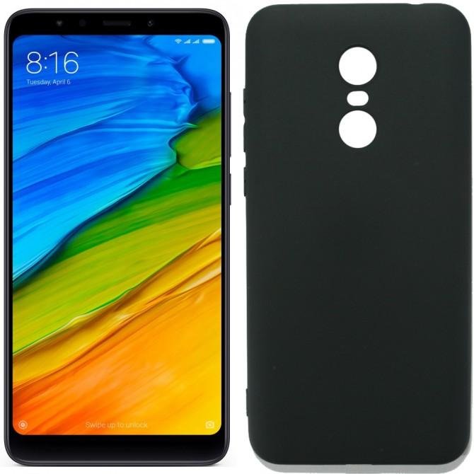 Силіконовий чохол SMTT для XIAOMI REDMI 5 PLUS (Чорний)