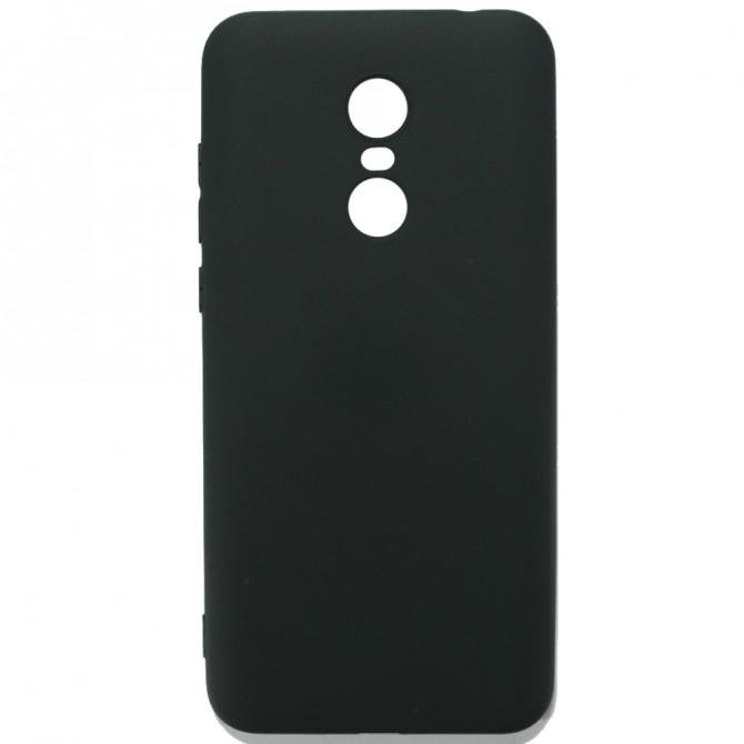 Силіконовий чохол SMTT для XIAOMI REDMI 5 PLUS (Чорний)-1