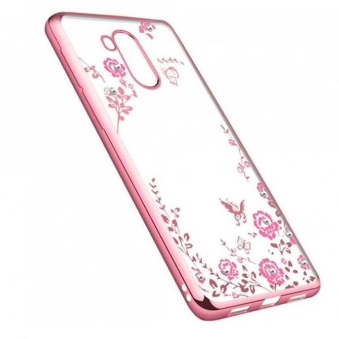 Силіконовий чохол Diamond Flower для Xiaomi RedMi 4 Pro (золотий)-3