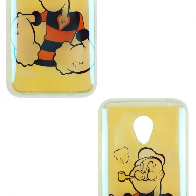 Силиконовая накладка для Meizu M2/M2 mini перламутр-2