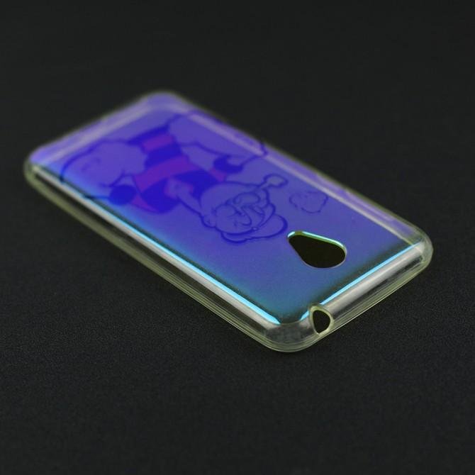 Силиконовая накладка для Meizu M2/M2 mini перламутр-4