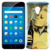 Силиконовая накладка для Meizu M3 / M3 mini / M3s перламутр