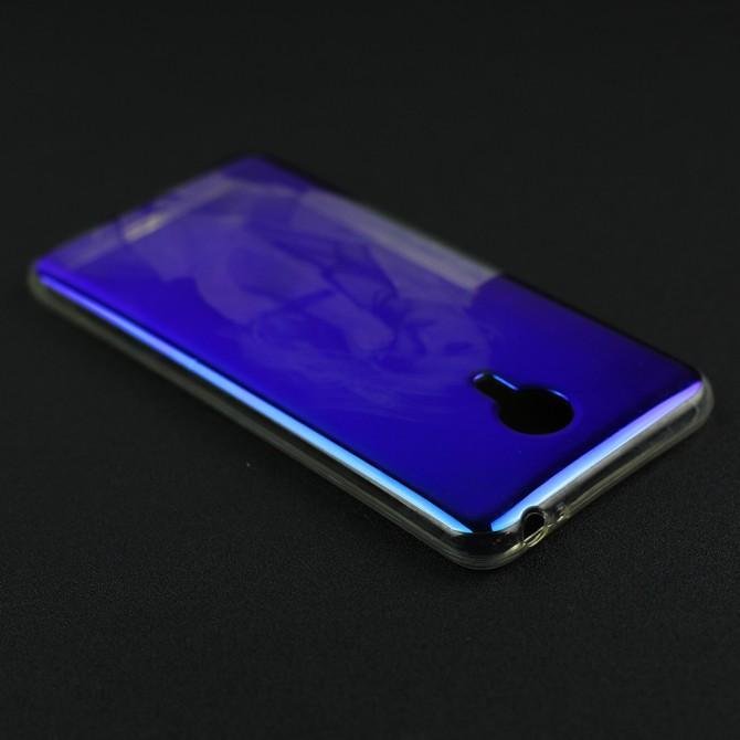 Силиконовая накладка для Meizu M3 Note перламутр-4