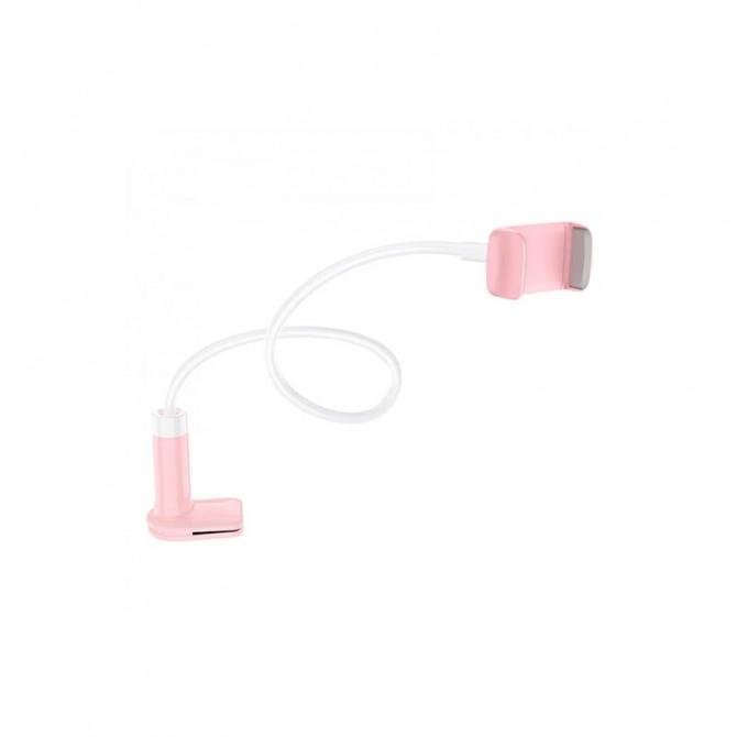 Настольный держатель Hoco PH23 Balu table stand Pink/White-1