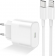 Сетевое зарядное устройство XO CE29 20W/1 USB-C White + Type-C to Lightning Cable