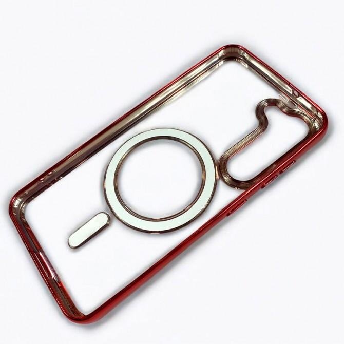 Чохол Cosmic Galaxy with MagSafe для Samsung Galaxy S23 Червоний-1