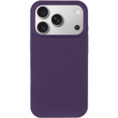 Cиликоновый чехол для iPhone 17 Pro/18 Pro Elderberry FULL (NO LOGO)