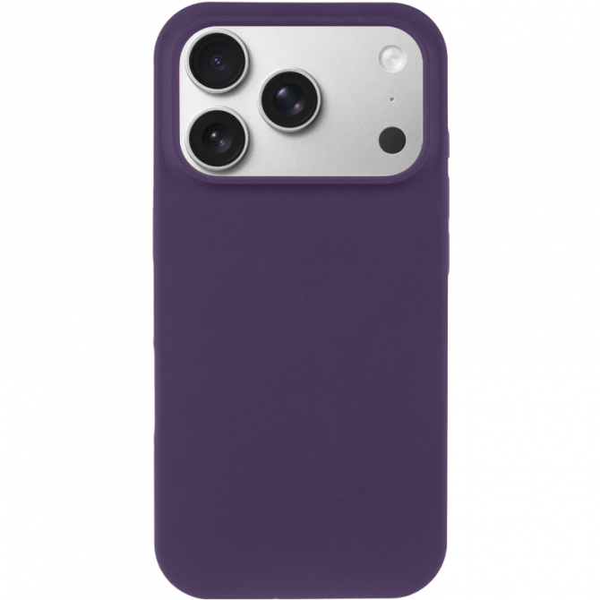 Cиликоновый чехол для iPhone 17 Pro/18 Pro Elderberry FULL (NO LOGO)