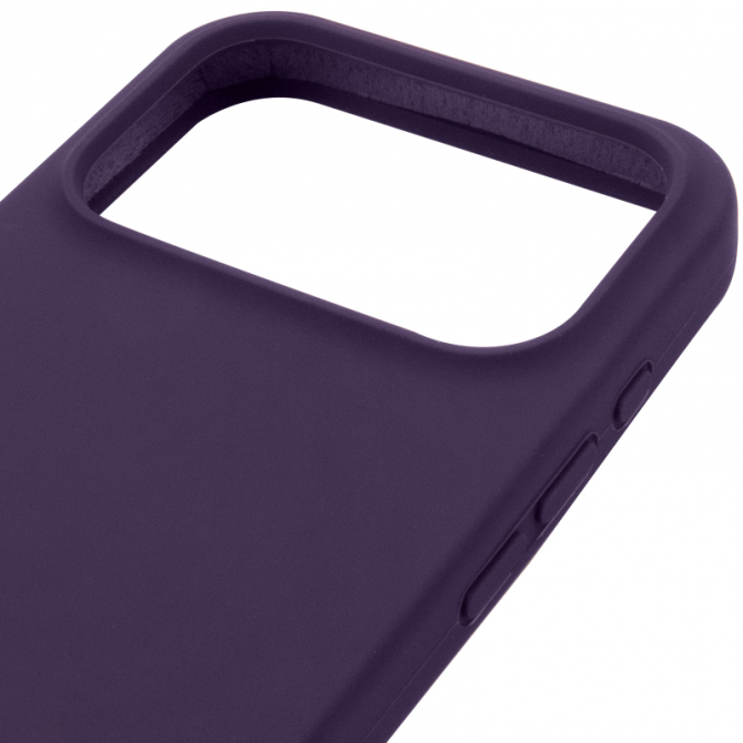 Cиликоновый чехол для iPhone 17 Pro/18 Pro Elderberry FULL (NO LOGO)-3