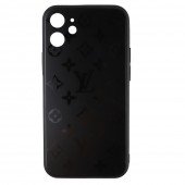 Чохол TPU Glass LV для iPhone 12 Чорний Чохол TPU Glass LV для iPhone 12 Чорний