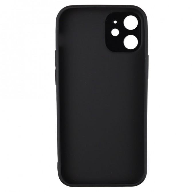Чехол TPU Glass LV для iPhone 12 Черный-2