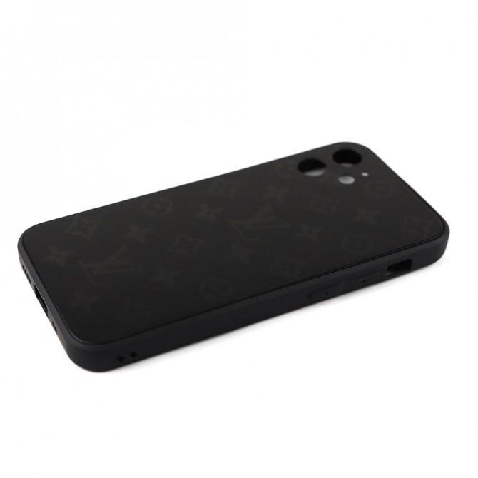 Чехол TPU Glass LV для iPhone 12 Черный-4