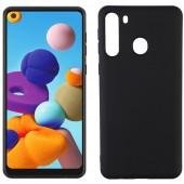 Чехол Soft Case для Samsung A215 Galaxy A21 Черный FULL