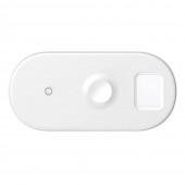 Беспроводное зарядное устройство Baseus Smart 3in1 WX3IN1-C02 White 