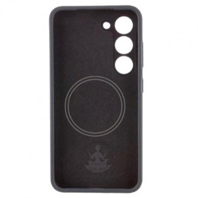 Силиконовый чехол Full Soft (MagSafe) Samsung Galaxy S24 Чорный FULL-1