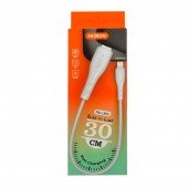 USB Кабель MOXOM Type-C (MX-CB80) 0.3m White USB Кабель MOXOM Type-C (MX-CB80) 0.3m White