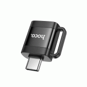 Перехідник Hoco UA31C Type-C male to USB Black