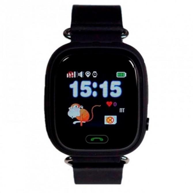 Детские умные часы SMART BABY TD-02 with GPS Black-1