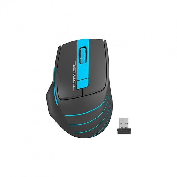 Миша A4 Fstyler FG30S Wired Black/Blue-1