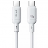 Кабель USB Baseus Silky Series Type-C to Type-C 100W 2m White