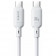 Кабель USB Baseus Silky Series Type-C to Type-C 100W 2m White