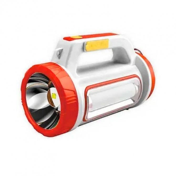 Ліхтарик Camping 5158 з вбудованим акум. (+power bank, solar)