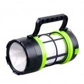 Фонарик Camping 910 с встроеным акум. (+power bank, solar)