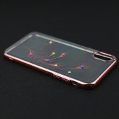 Чохол Kingxbar Foliflora Series для iPhone X Elegant Червоний Чохол Kingxbar Foliflora Series для iPhone X Elegant Червоний