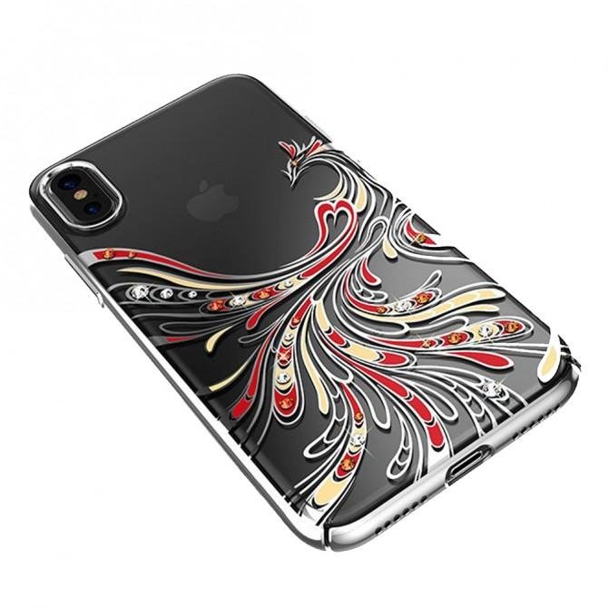 Чохол Kingxbar Phoenix Series для iPhone X Срібло-3