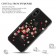 Чохол Kingxbar Flora Series для iPhone X Sakura Чорний