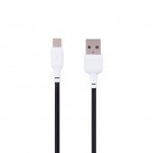 Кабель Gelius Full Silicon GP-UCN001C Type-C (1.2m) (18W) Black/White Кабель Gelius Full Silicon GP-UCN001C Type-C (1.2m) (18W) Black/White