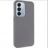 Шкіряний чохол Leather Case Metal Buttons для Xiaomi Redmi 14C / Poco C75 Titanium Grey