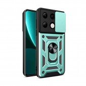 Чохол HONOR Hard Defence Series Xiaomi Redmi Note 13 Pro 5G/Poco X6 Green(with Camshield and magnet) Чохол HONOR Hard Defence Series Xiaomi Redmi Note 13 Pro 5G/Poco X6 Green(with Camshield and magnet)