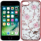 Чохол Cavaro Flora Series для iPhone 7/8 Квіти/Червоний Чохол Cavaro Flora Series для iPhone 7/8 Квіти/Червоний