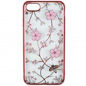 Чохол Cavaro Flora Series для iPhone 7/8 Квіти/Червоний Чохол Cavaro Flora Series для iPhone 7/8 Квіти/Червоний