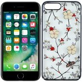 Чохол Cavaro Flora Series для iPhone 7 Plus/8 Plus Квіти/Чорний Чохол Cavaro Flora Series для iPhone 7 Plus/8 Plus Квіти/Чорний