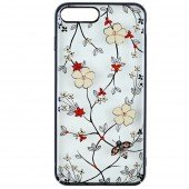 Чохол Cavaro Flora Series для iPhone 7 Plus/8 Plus Квіти/Чорний Чохол Cavaro Flora Series для iPhone 7 Plus/8 Plus Квіти/Чорний