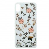 Захисне скло Cavaro Crystal 3D Glass для iPhone X Квіти/Білий Захисне скло Cavaro Crystal 3D Glass для iPhone X Квіти/Білий