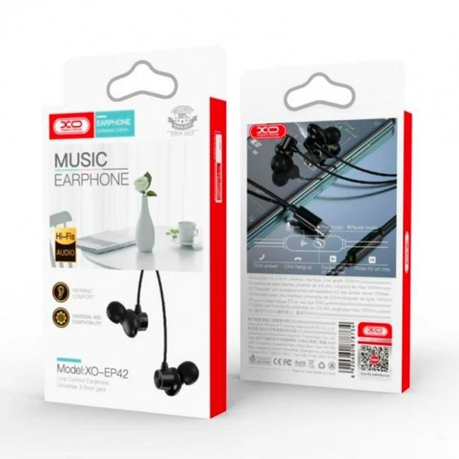 Наушники XO EP42 Type-C Black-1