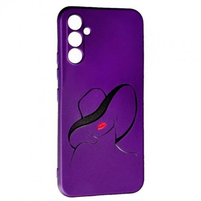 Чехол-накладка Art Soft Case Samsung A546 Galaxy A54 GIrl in Hat