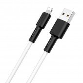 Кабель Borofone BX31 Silicon Lightning White 1m Кабель Borofone BX31 Silicon Lightning White 1m