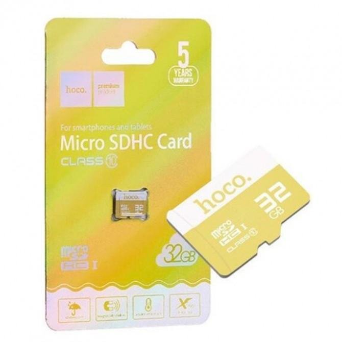 Карта памяти Hoco MicroSDHC 32GB U3/V30/A2 (Class 10) (card only)-1