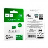 Карта памяти Hoco MicroSDHC 64GB U3/V30/A2 (Class 10) (card only) Карта памяти Hoco MicroSDHC 64GB U3/V30/A2 (Class 10) (card only)
