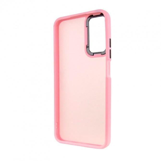 Чехол TPU+PC Lyon Frosted series Oppo A57s/ A57 4G/ A77s Pink-1