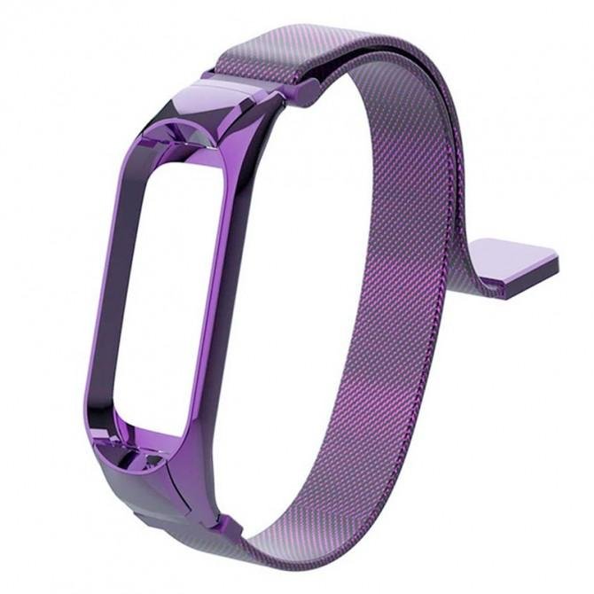 Браслет для Xiaomi Band 3/4 milanese design Lavander