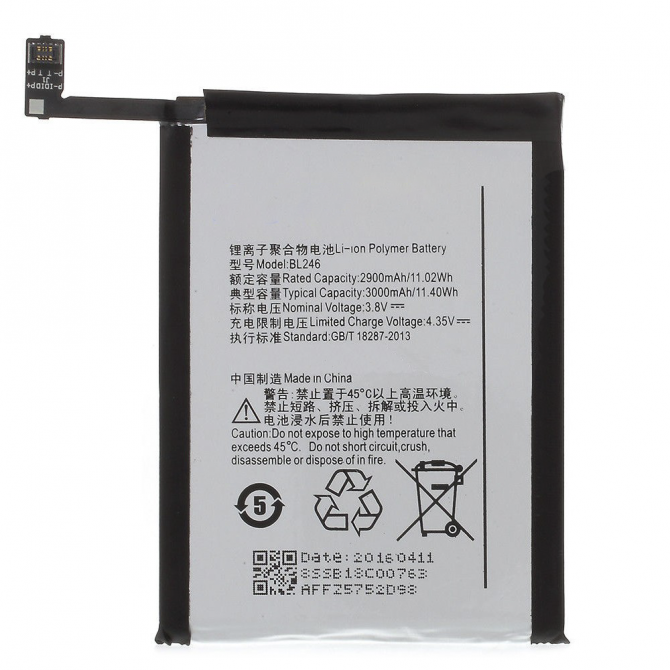 Акумулятор Original 100% для Lenovo BL-246 (Z90/Vibe Shot)
