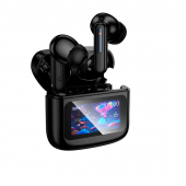 Наушники Bluetooth Headset Hoco EQ14 Cool color TWS with touchscreen Black